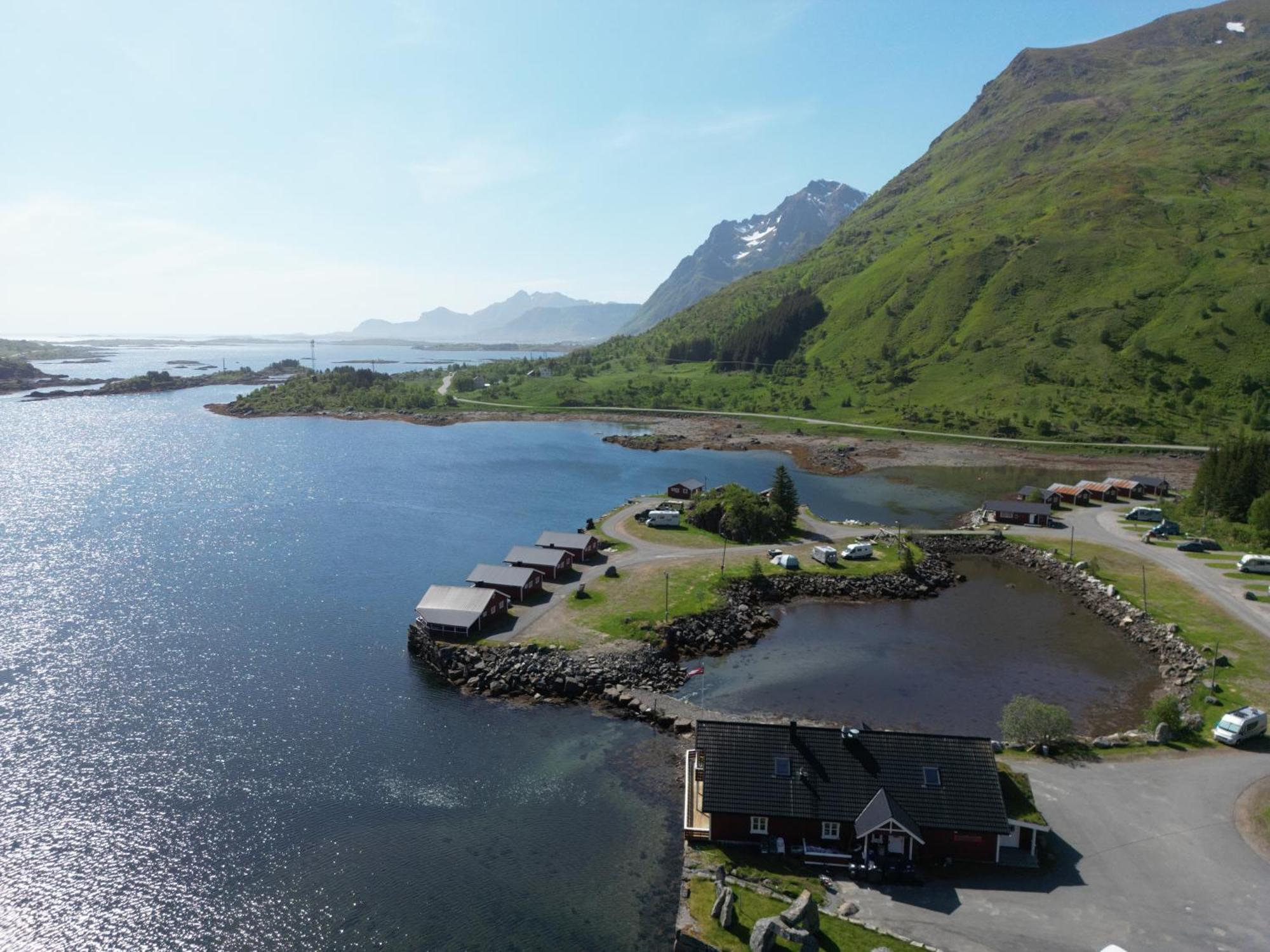 Brustranda Fjordcamping Valberg Exterior photo